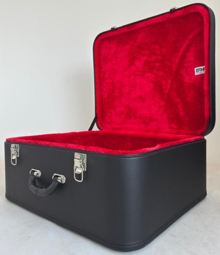 Case para Acordeon 120 baixos Super 8 Mod. Italy (Pelúcia Vermelha)